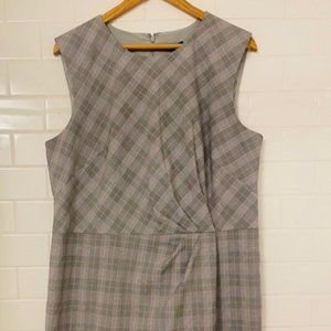 BANANA REPUBLIC PLAID DRESS
